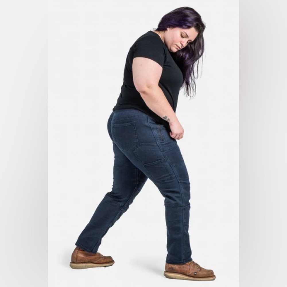 New! Dovetail Workwear, multiple size, Christa DIY, Sulfur Navy Stretch Twill - Picture 8 of 12
